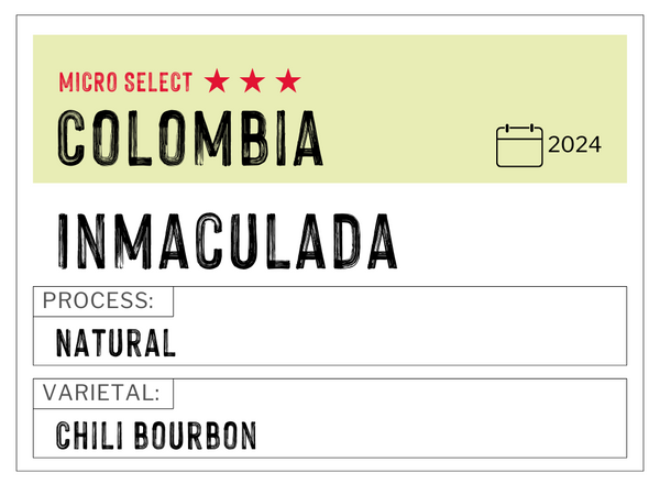 Inmaculada, Chili Bourbon, Colombia | Natural